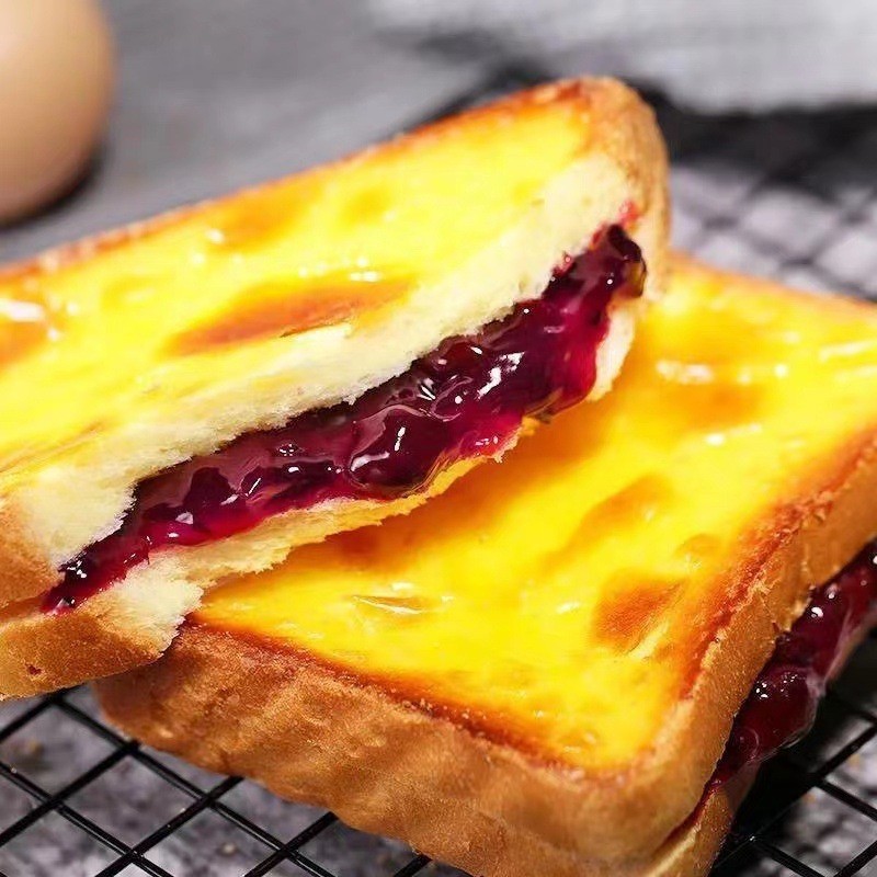 岩烧乳酪夹心吐司面包早餐代餐切片面包零食图3