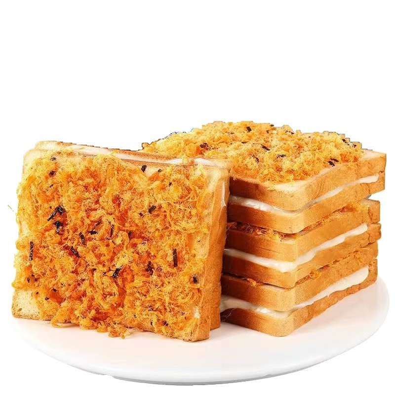 海苔肉松吐司面包早餐零食充饥小吃休闲食品厂家图5
