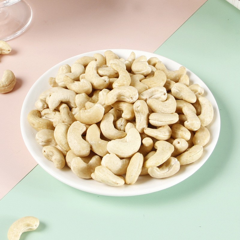 加工定制原味脱皮生腰果仁越南WW320紫皮腰果仁无添加剂坚果图4