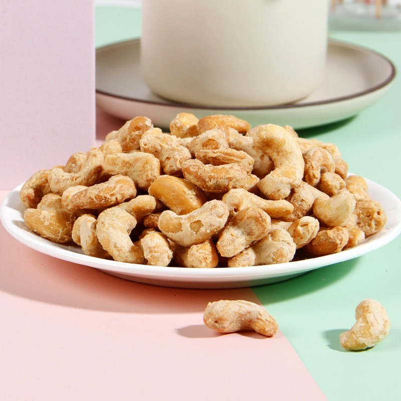 加工定制香脆腰果仁越南产地原料坚果仁原味休闲零食干果炒货图3