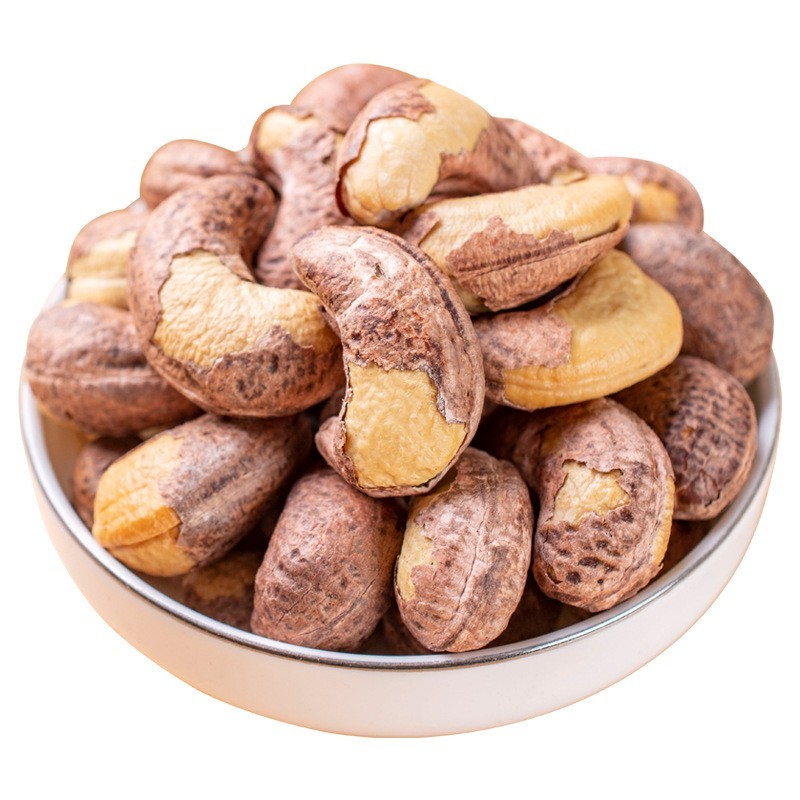 AAA带皮腰果紫衣腰果坚果炒货袋装罐装年货休闲零食图4