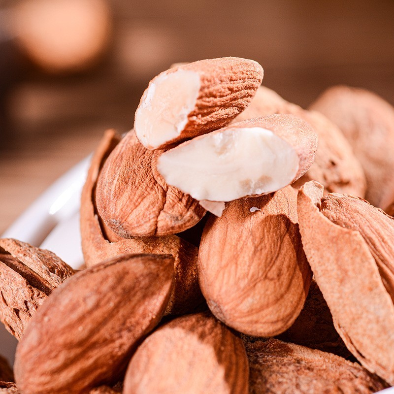 带壳巴旦木坚果奶油味定制巴旦木果仁扁桃仁杏仁厂家贴牌1kg图2