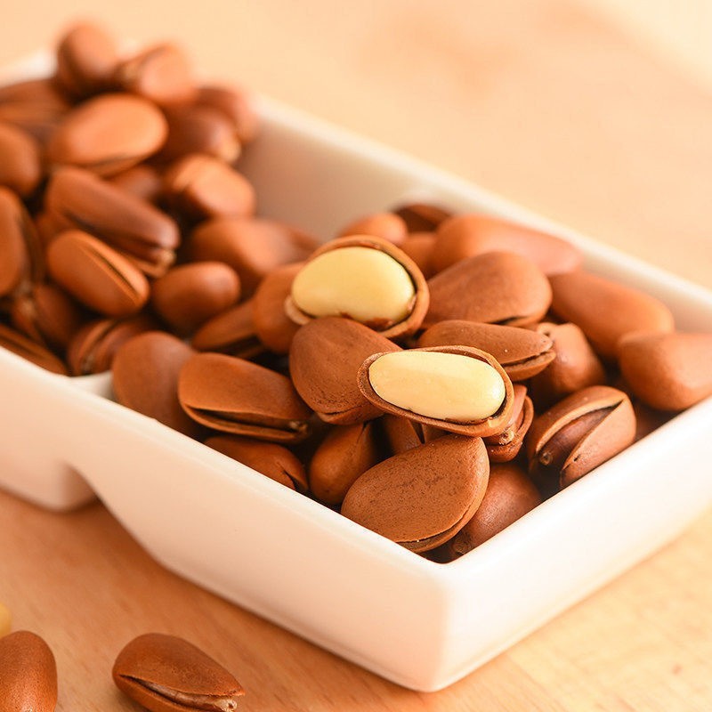 加工定制厂家 开口东北松子 临安特产坚果炒货图2