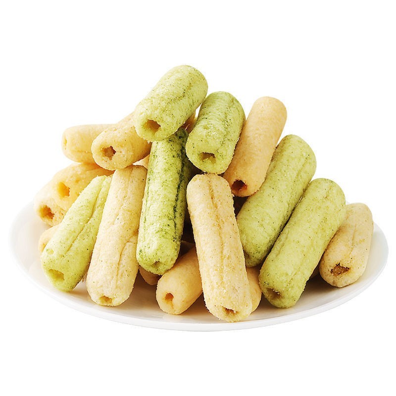 夹心米果卷能量棒咸蛋黄味糙米卷散装膨化儿童零食礼包图2