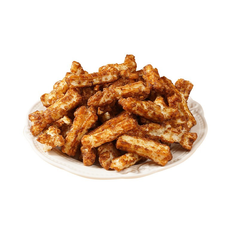 比爆米花好吃!红糖脏脏年糕条香酥浓郁米香网红零食推荐香脆图5