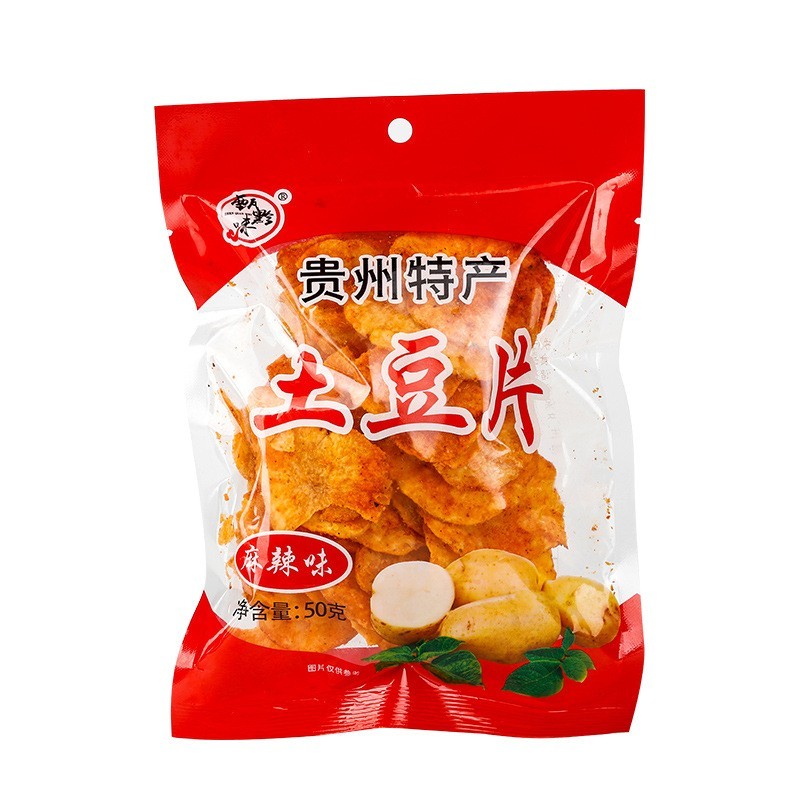 OEM代加工贵州特产麻辣土豆片土豆丝麻辣味袋装网红小零食厂家图5