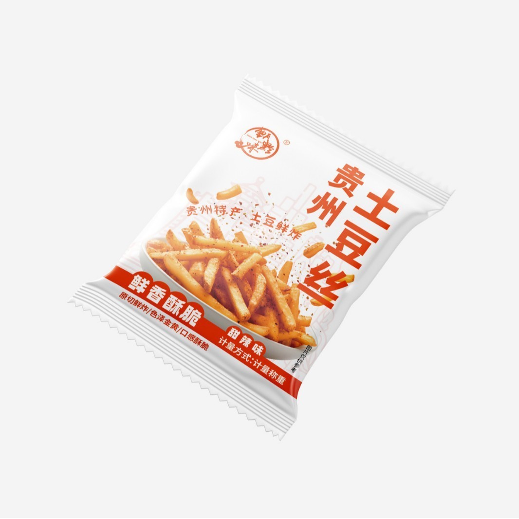 OEM代加工贵州特产甜辣土豆丝麻辣土豆丝洋芋丝网红追剧小零食即食薯条128g图4