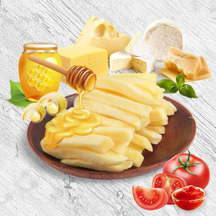 OEM代加工厂家鲜切原切薯条休闲零食即食小包装图2