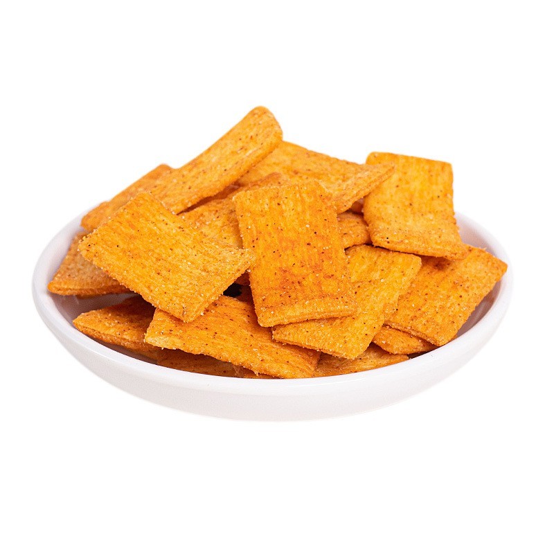 OEM代加工花椒锅巴零食散装锅巴传统膨化零食麻辣膨化休闲食品香辣椒香图5