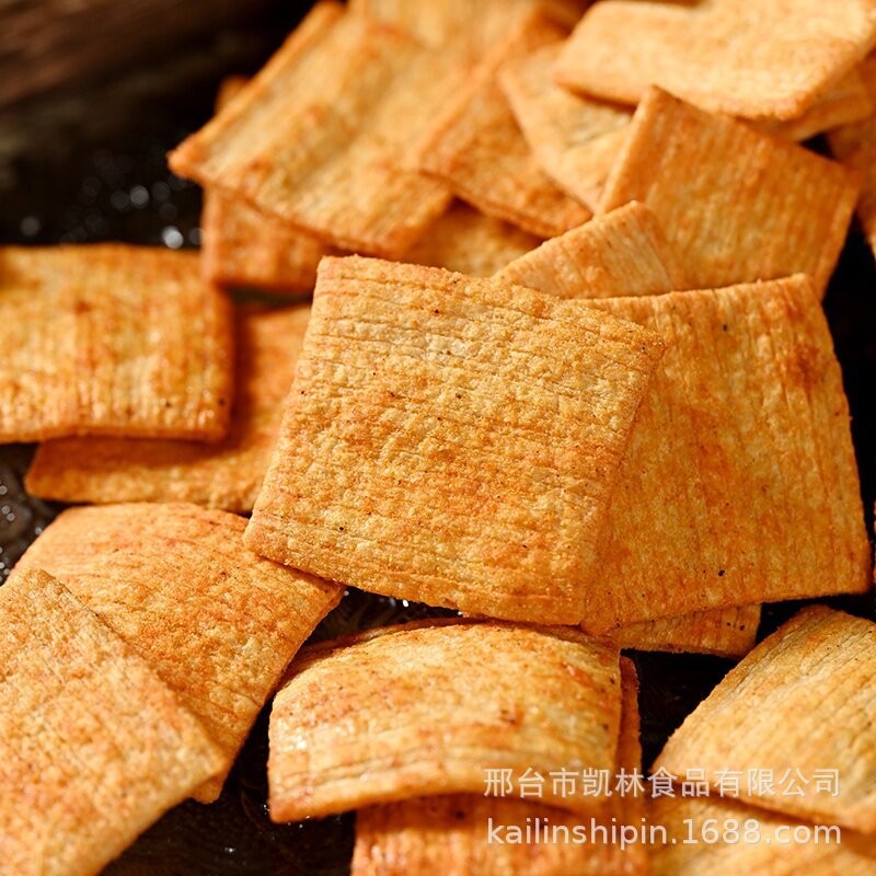 OEM代加工100g花椒锅巴休闲零食地摊小零食小包装袋装油炸膨化图4