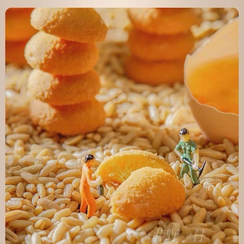 258g日式蛋仔烧饼干袋装网红休闲零食早餐饼解馋食品图3