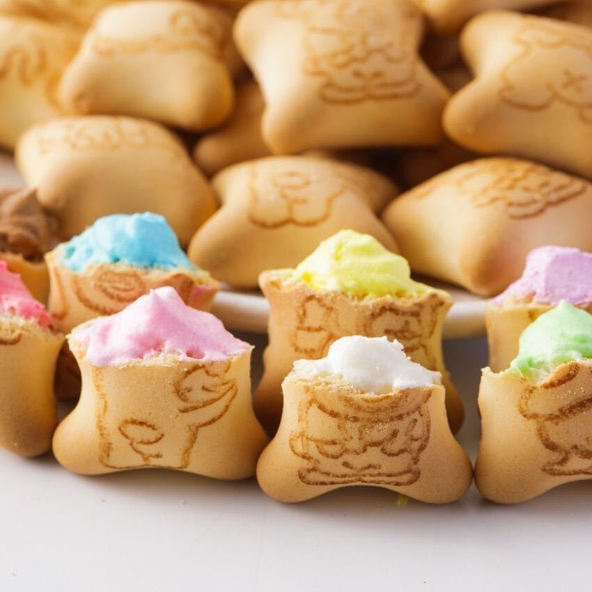 巧克力夹心小熊饼干 小熊注心饼干独立小包装爆浆熊仔饼干休闲图2