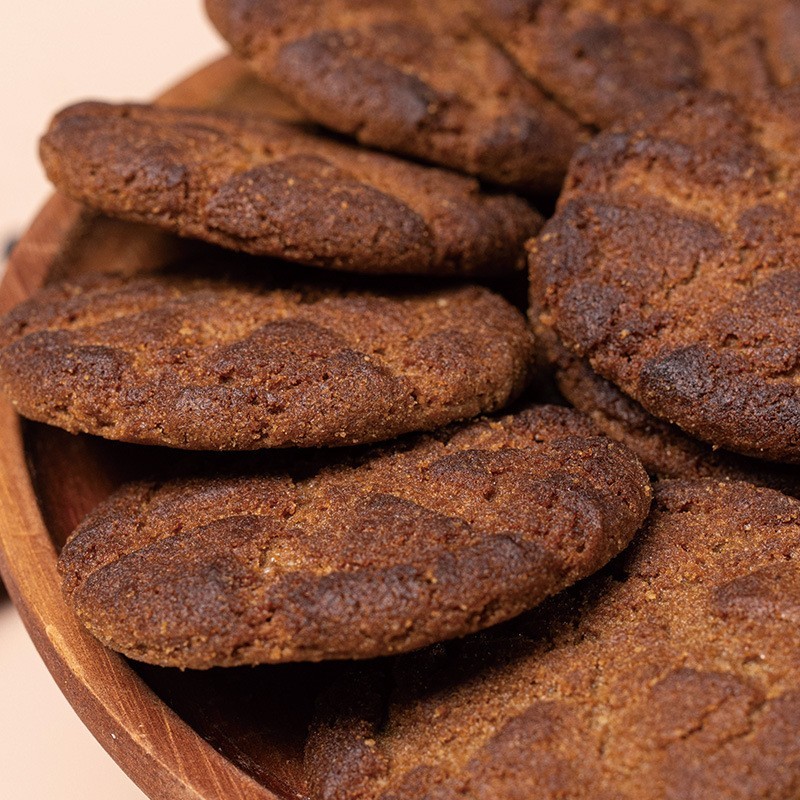 定做五黑木糖醇谷物桃酥独立包装粗粮饼干 办公室食品休闲小零食图2