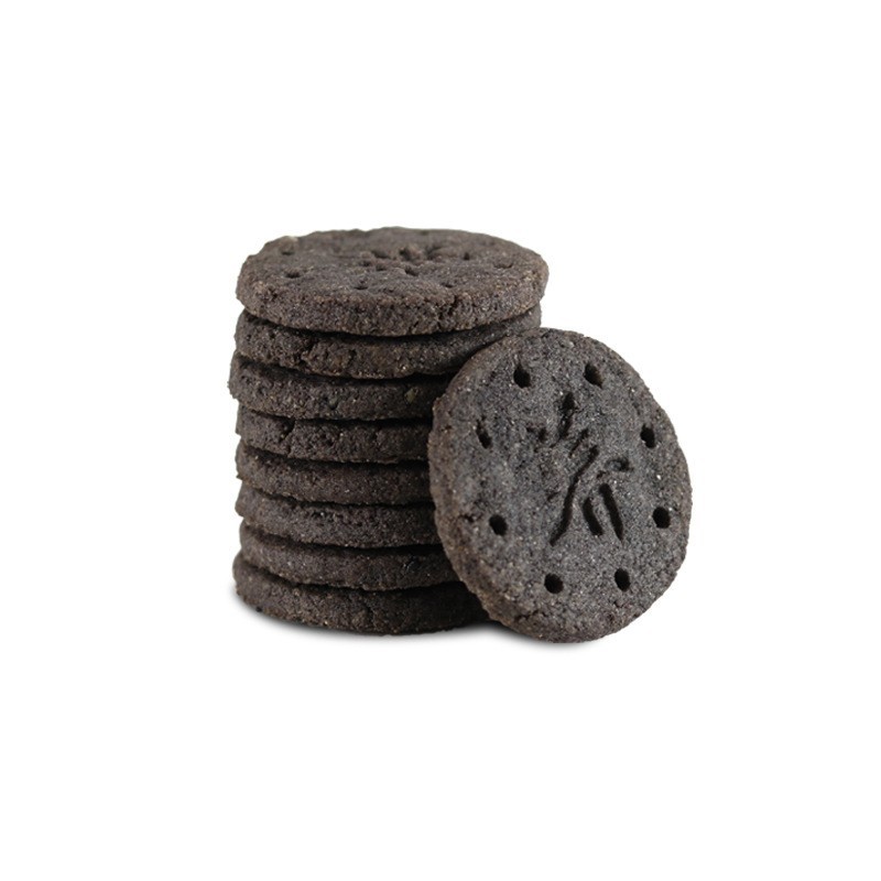 无糖五黑饼干粗粮谷物黑枸杞桑葚食品代餐休闲办公旅游零食图5