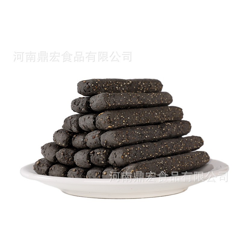 低脂全麦棒无添加蔗糖饼干磨牙棒高蛋白五黑小钢筋全麦棒加工定制图5