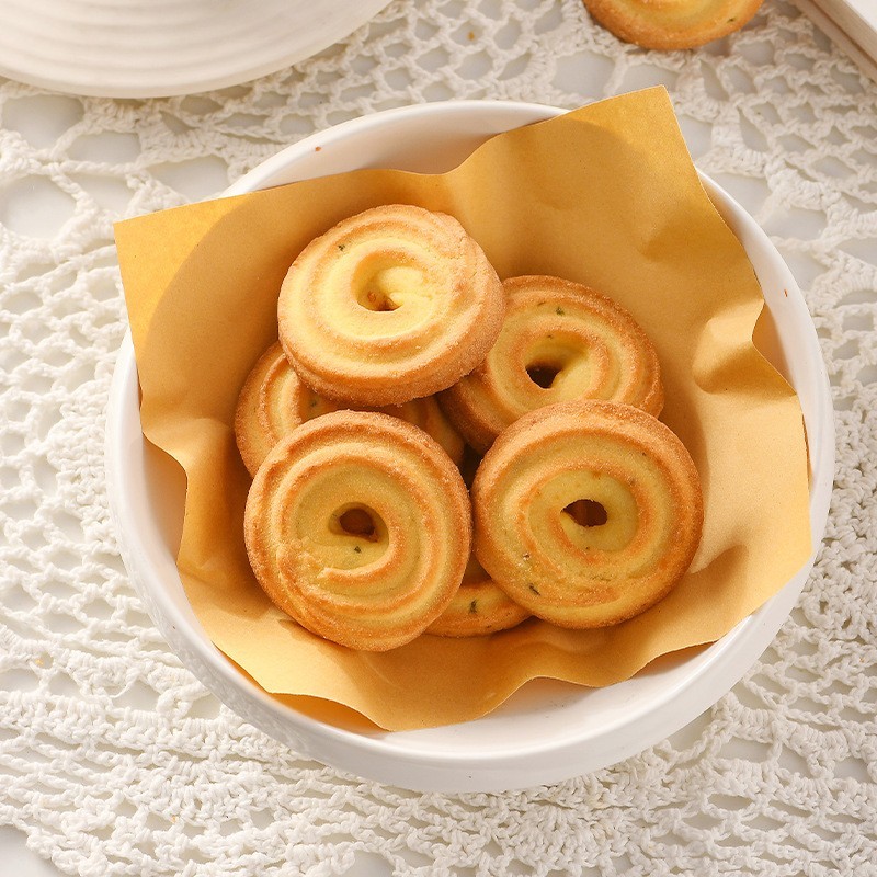 黄油咸曲奇饼干零食250g烘焙店葱香红茶咸曲奇图3