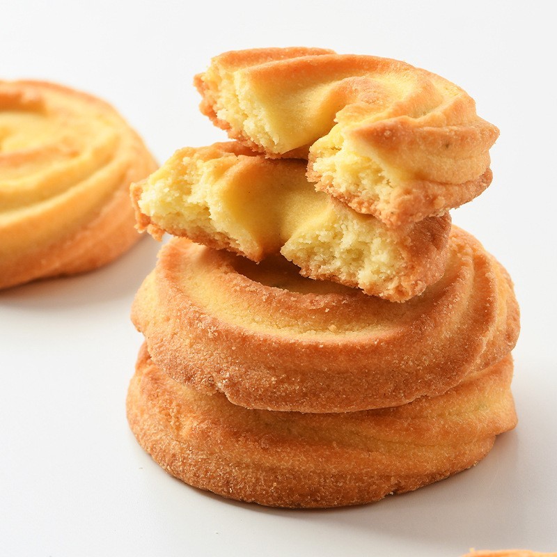 黄油咸曲奇饼干零食250g烘焙店葱香红茶咸曲奇图4
