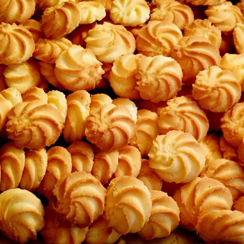 定制黄油曲奇饼干年货喜糖办公室解馋休闲零食品小吃图2