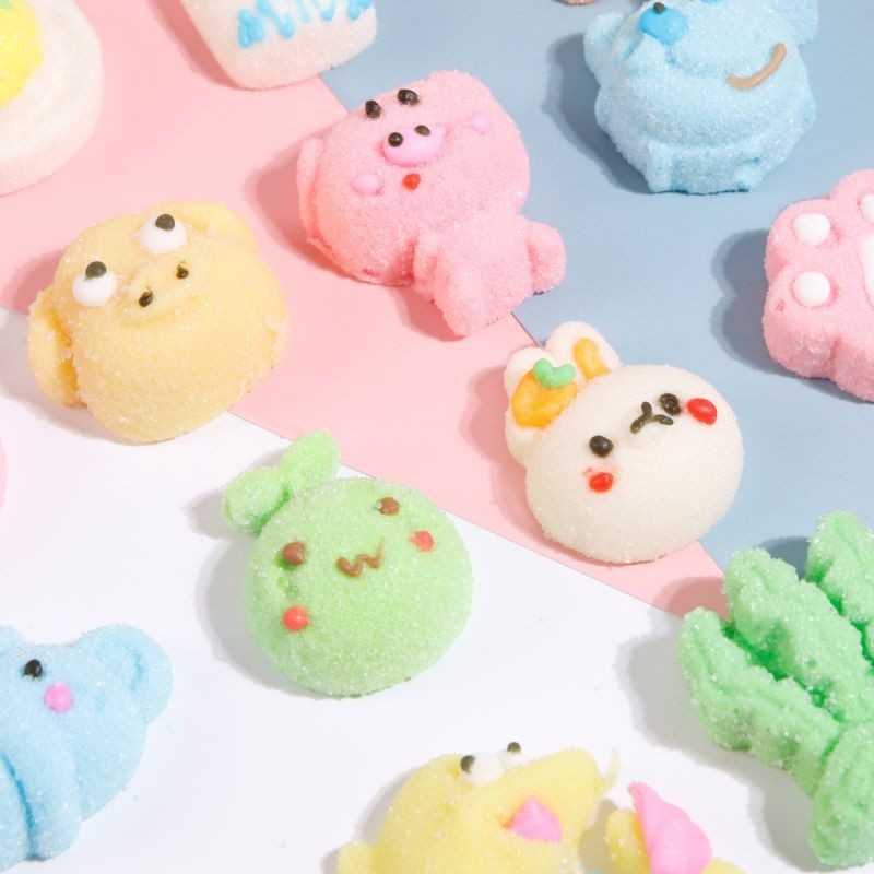 棉花糖礼盒装大卡通动物造型清真糖果软糖儿童节零食出口外贸图5