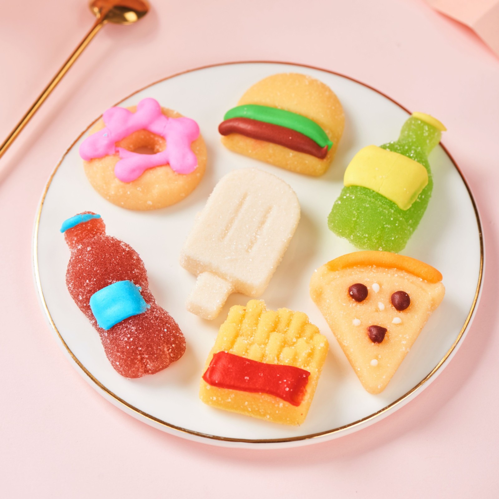 网红盒装棉花糖大量批发卡通水果动物创意造型果汁软糖定制图2