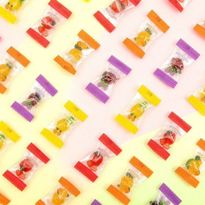 4d爆浆软糖摆摊小包独立包装菠萝葡萄草莓水果软糖网红爆款进货源图4