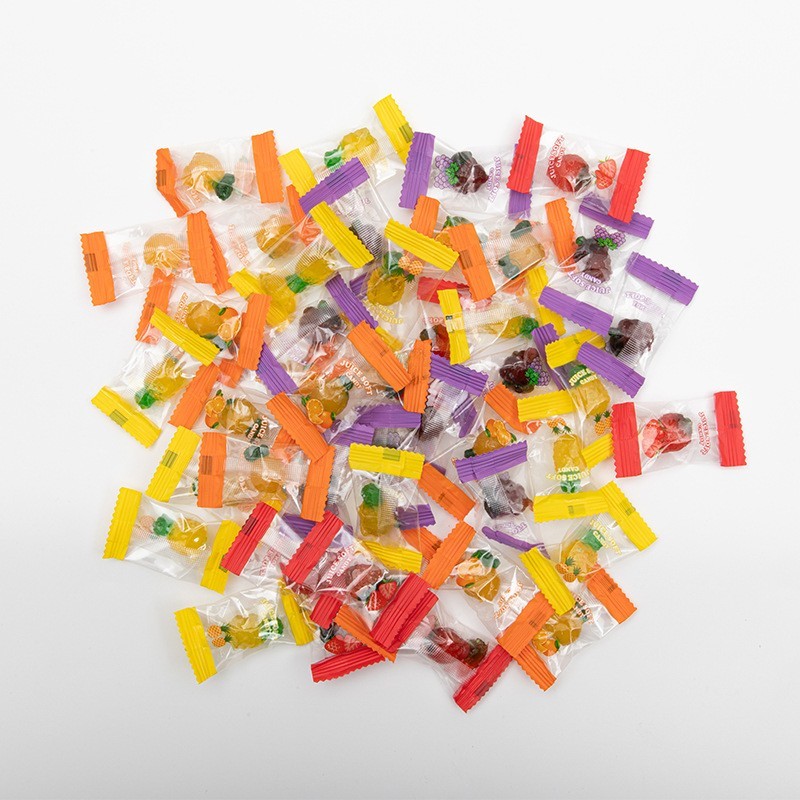 4d爆浆软糖摆摊小包独立包装菠萝葡萄草莓水果软糖网红爆款进货源图5