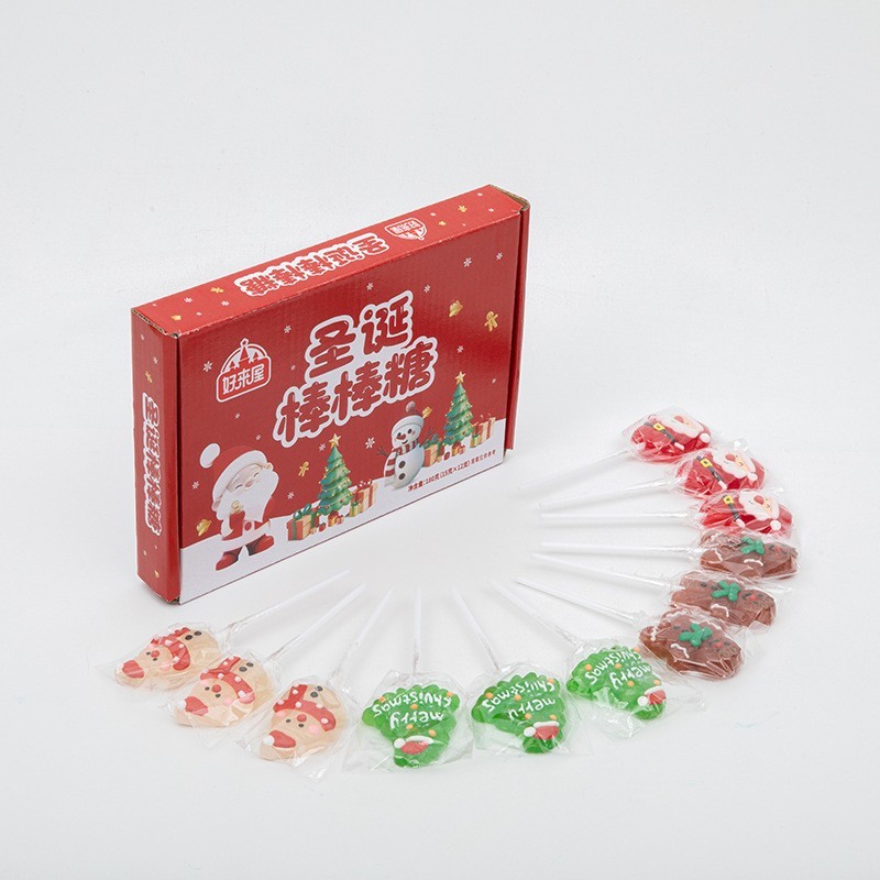 圣诞节礼盒棒棒糖硬糖送小孩圣诞节的礼物伴手礼圣诞节糖果礼盒图4