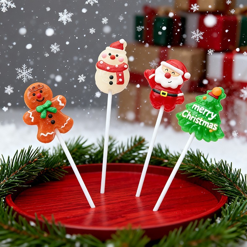 圣诞节礼盒棒棒糖硬糖送小孩圣诞节的礼物伴手礼圣诞节糖果礼盒图5