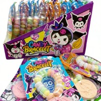 定制儿童手链压片糖吊坠休闲小食品趣味创意零食跨境玩具糖果