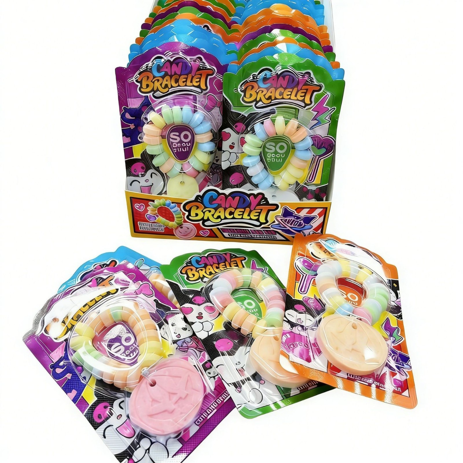 定制儿童手链压片糖吊坠休闲小食品趣味创意零食跨境玩具糖果图2