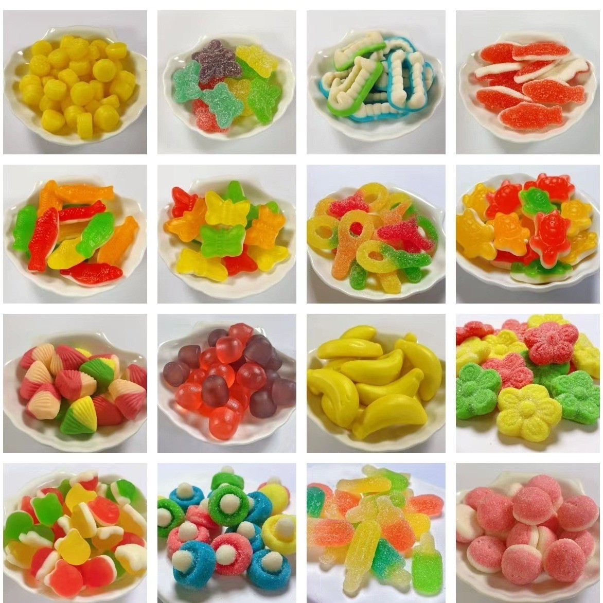 网红多款彩色橡皮糖软糖零食糖水果糖直播摆摊货工厂图3