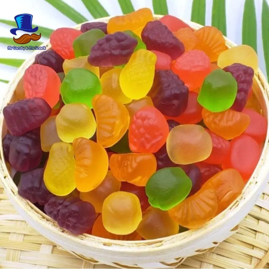 多款造型网红彩色橡皮糖软糖零食糖小水果qq糖图2