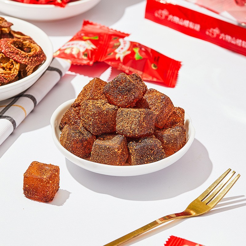 山楂六物膏爆浆软糖山楂软糖结婚庆喜糖果OEM贴牌定制图2