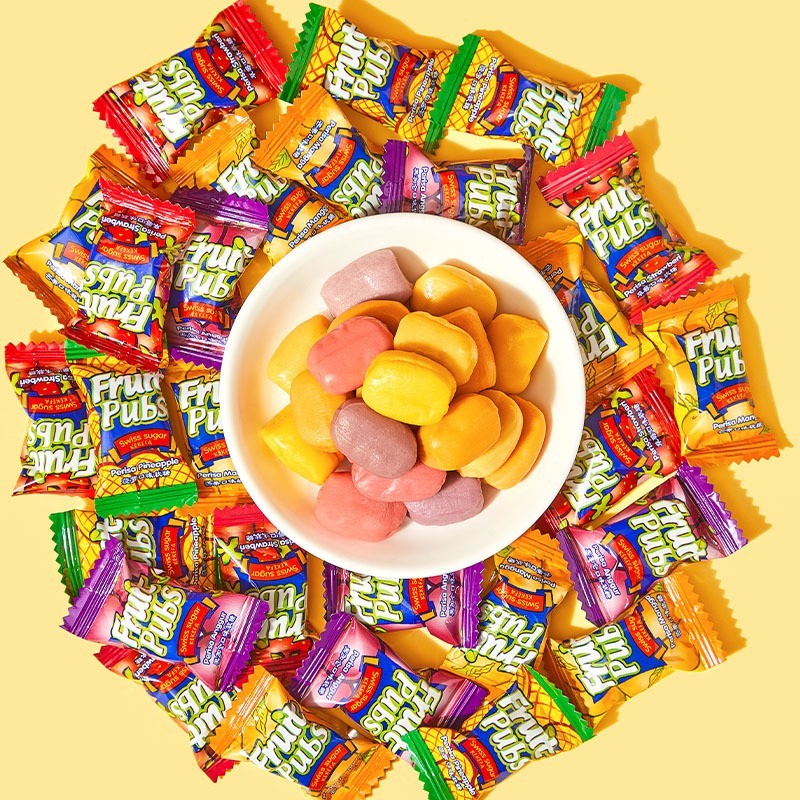 果超软糖458g水果奶糖礼盒装春节糖果公司团购年货送礼糖果图3