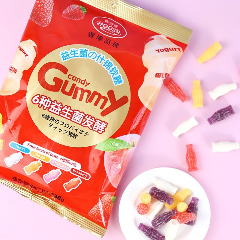 益生菌软糖可乐造型果味软糖果母婴渠道儿童糖果贴牌代工图3