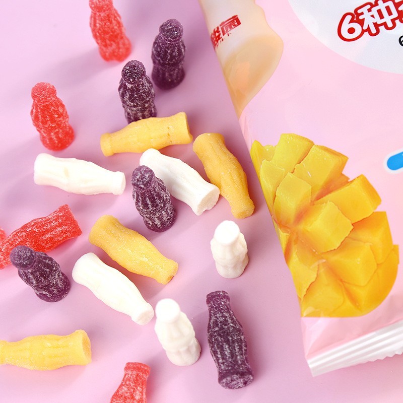 益生菌软糖可乐造型果味软糖果母婴渠道儿童糖果贴牌代工图2