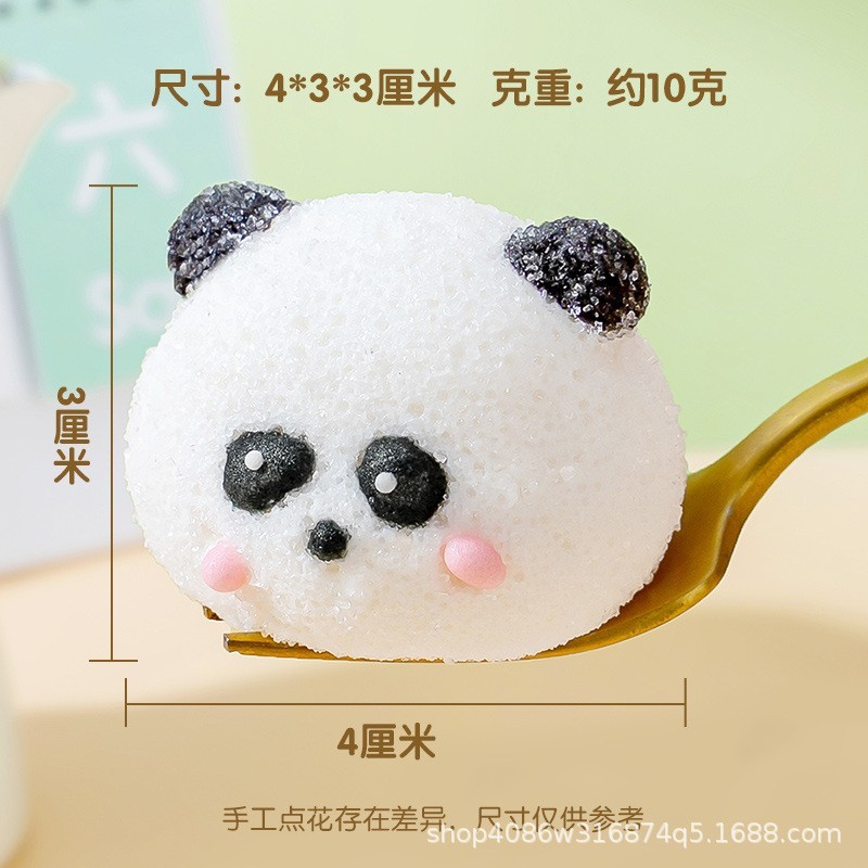 定制卡通熊猫棉花糖爆款蘑菇海洋造型多种样式混合装跨境工厂货源图3
