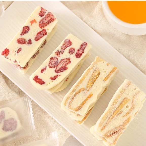 芒果奶糕轻乳奶香芒果之恋可贴牌散装牛轧芒果奶糕图4