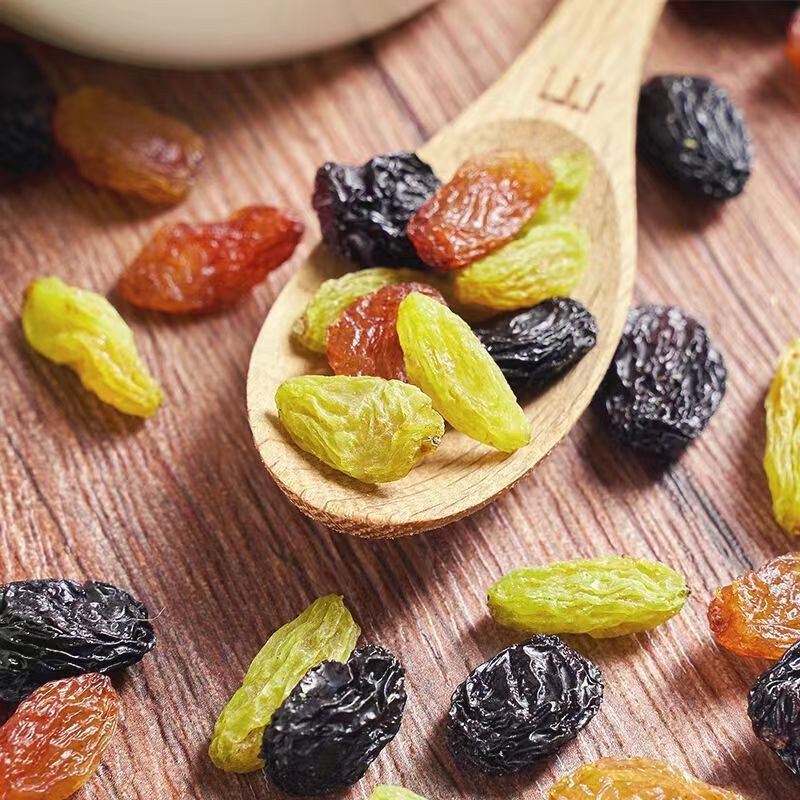 三色葡萄干水果干蜜饯休闲零食红绿黑营养均衡配比健康小吃无核图2