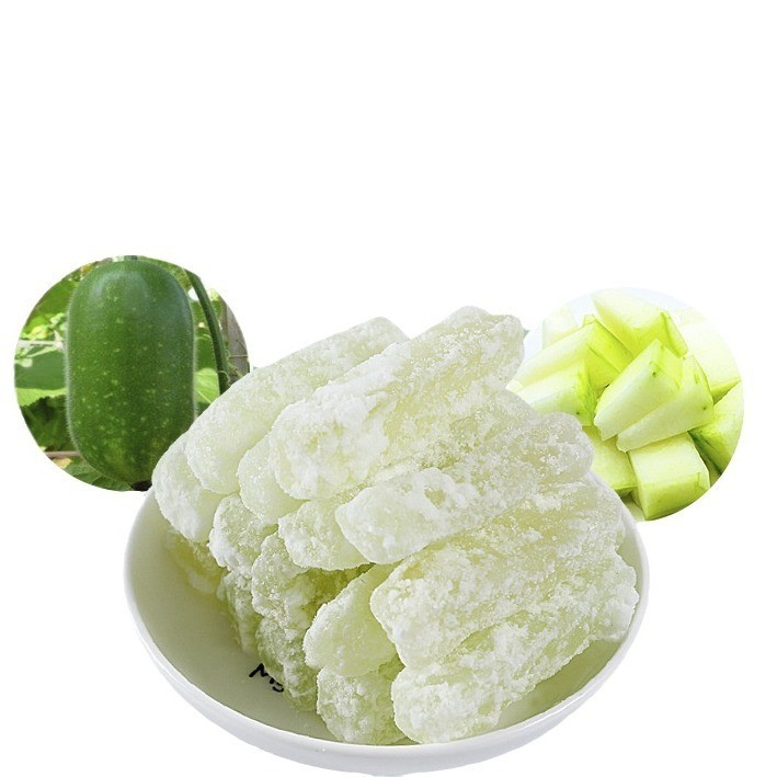 包装定制老式冬瓜糖清甜冰糖冬瓜条散装烘焙馅料冬瓜丁蜜饯图2