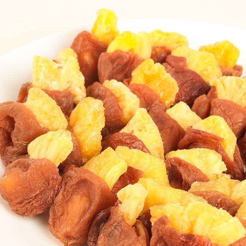 梅有菠萝夹心果干网红零食休闲食品厂家OEM贴牌代加工图5