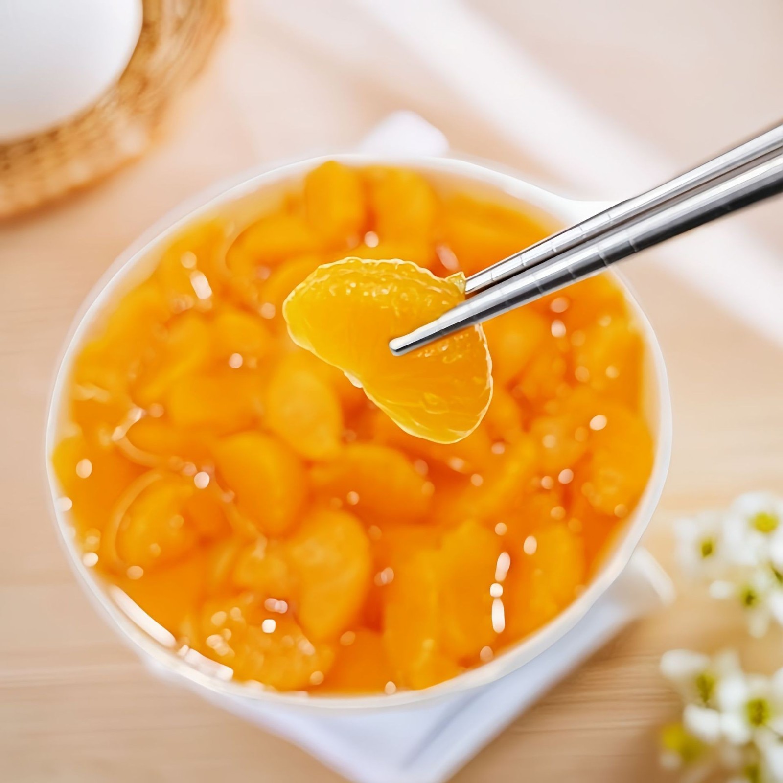 源头工厂贴牌定制桔子罐头新鲜橘子罐头水果罐头出口代工图4