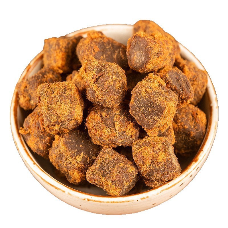 原切牛肉粒熟食牛肉干五香香辣解馋休闲小吃牛肉类零食品图5