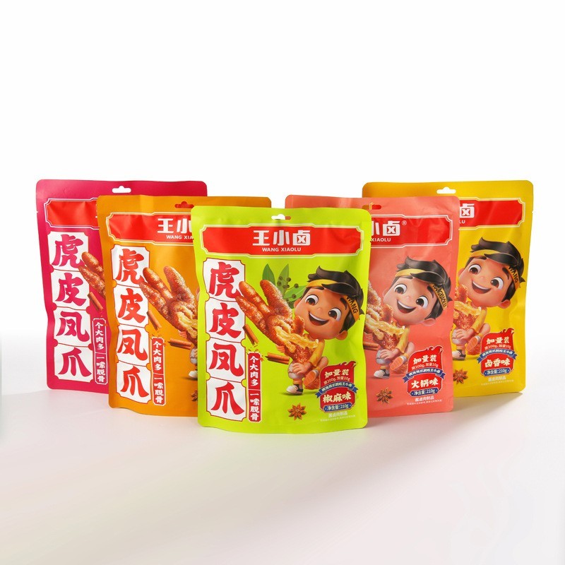 虎皮凤爪210g卤味鸡爪脂肪解馋小零食新鲜即食休闲干小吃