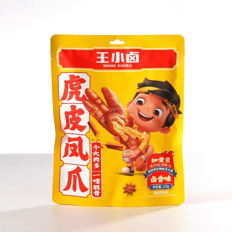 虎皮凤爪210g卤味鸡爪脂肪解馋小零食新鲜即食休闲干小吃图3