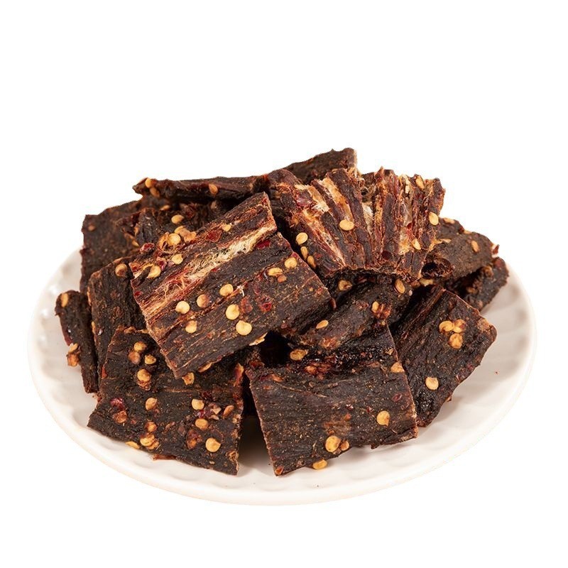 风干牛肉干牛肉条即食耐嚼解饿手撕牛肉零食休闲特产麻辣五香肉干图5