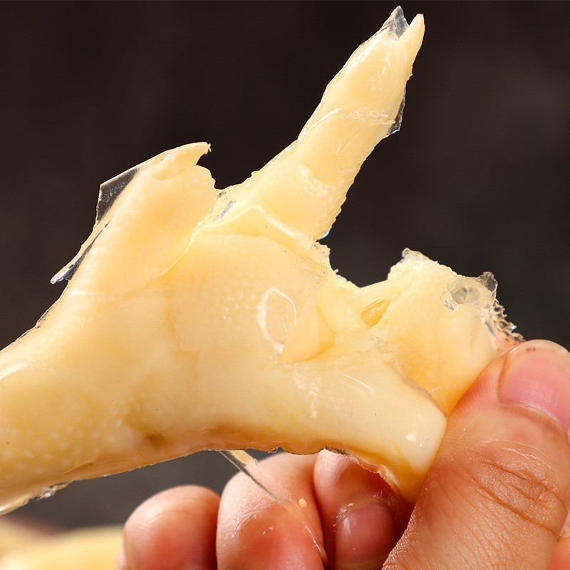 泡椒凤爪 厂家山椒鸡爪办公室休闲肉类零食泡椒鸡脚图4