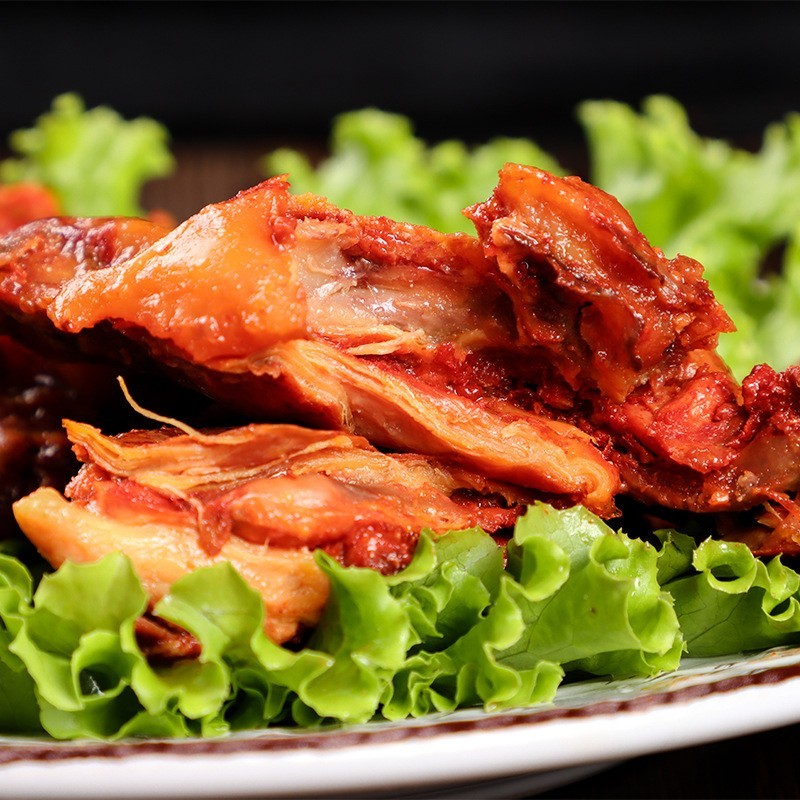 鸡排90后童年怀旧休闲鸡肉零食卤制真空包装鸡架图2