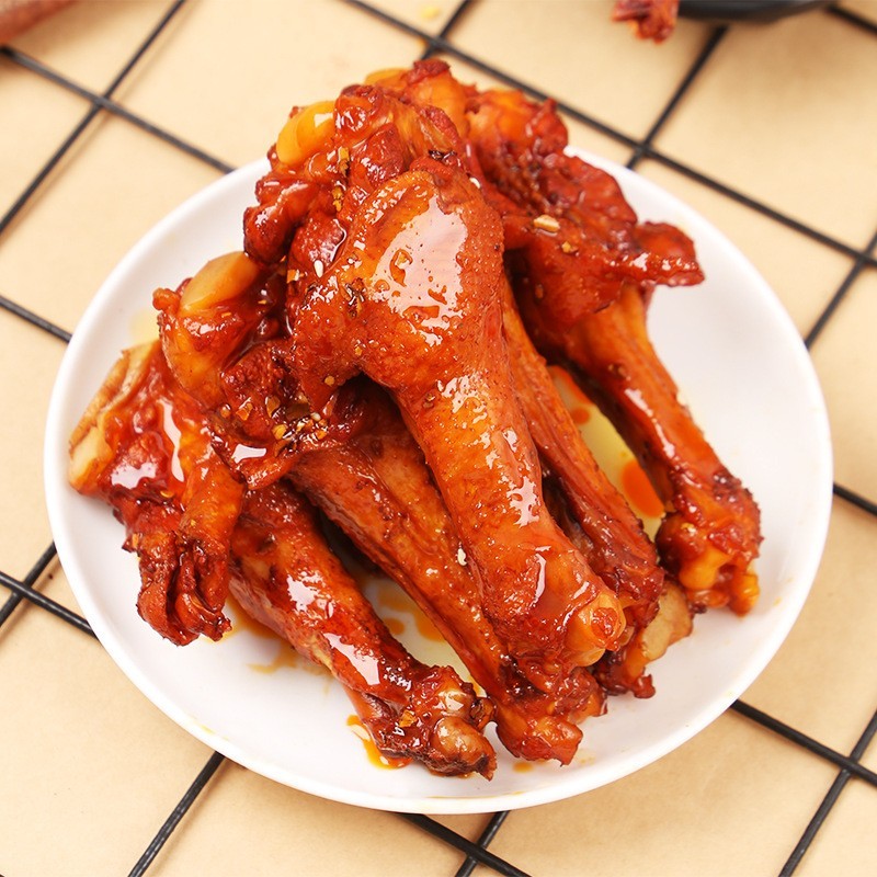 烤腿38g/82g卤味熟食鸡腿鸭肉真空包装休闲肉类零食图3