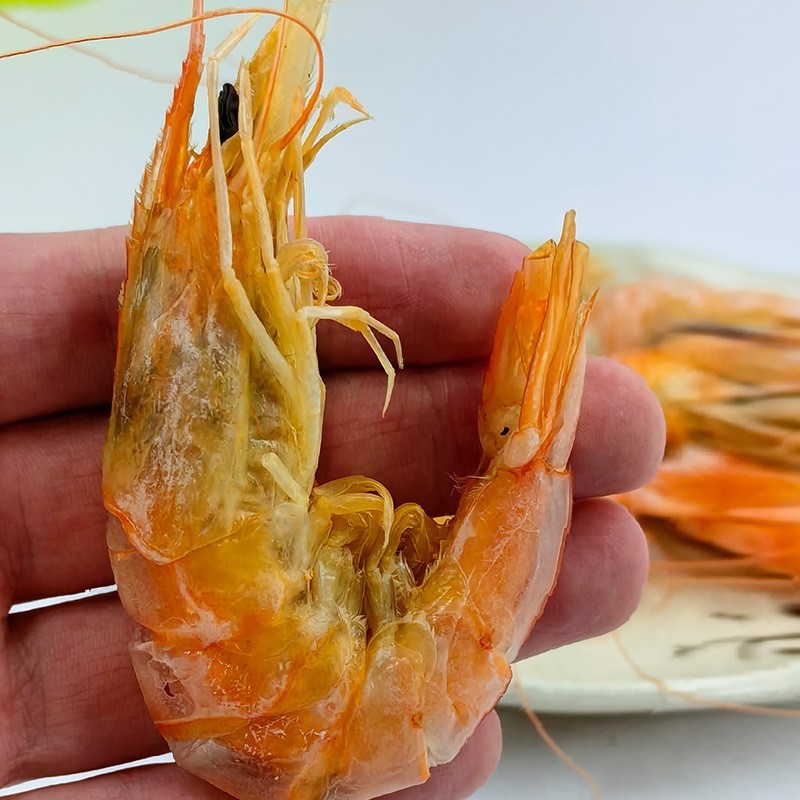 烤虾80g/袋烤虾干休闲零食虾干海鲜水产干货烤虾烘烤咸香中等烤虾图2